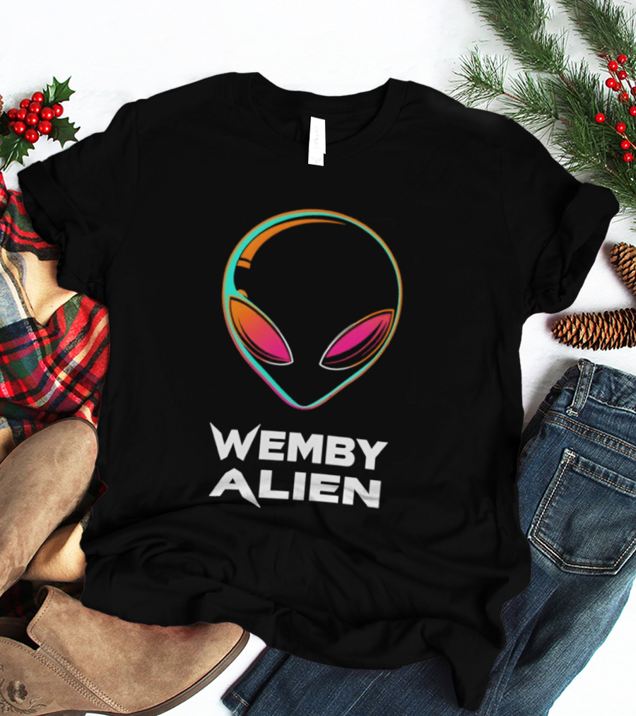 Wemby Alien San Antonio Spurs Fiesta Extraterrestrial Edition T-Shirt