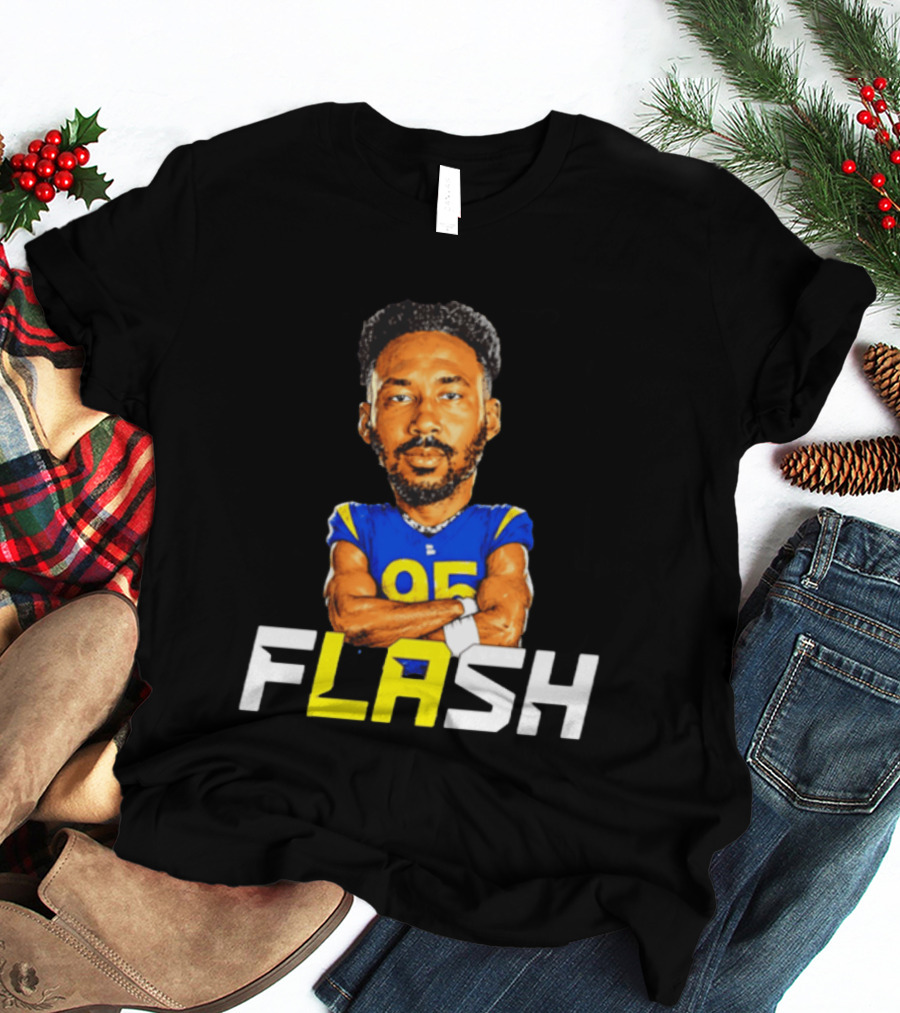 Los Angeles Rams Flash 95 Poona Ford T-Shirt