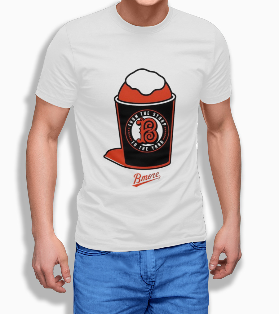 Baltimore Orioles From The Stoop To The Yard Bmore SnoCone T-Shirt
