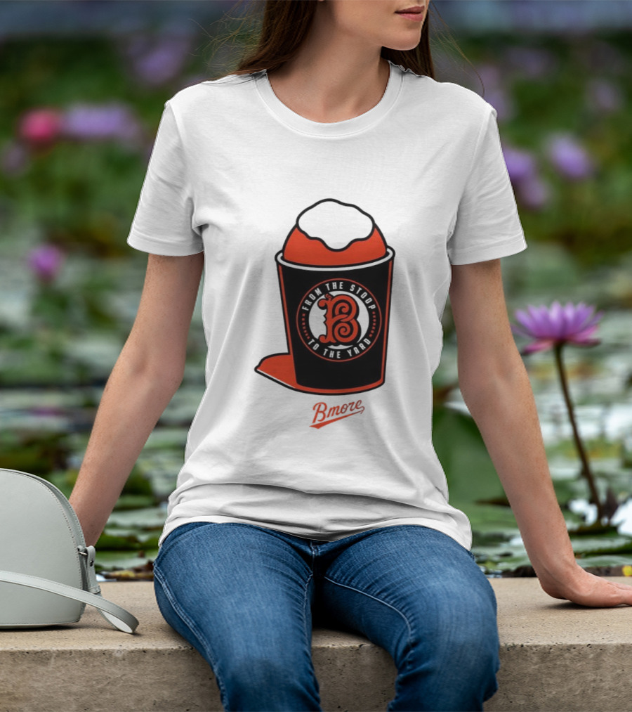 Baltimore Orioles From The Stoop To The Yard Bmore SnoCone T-Shirt
