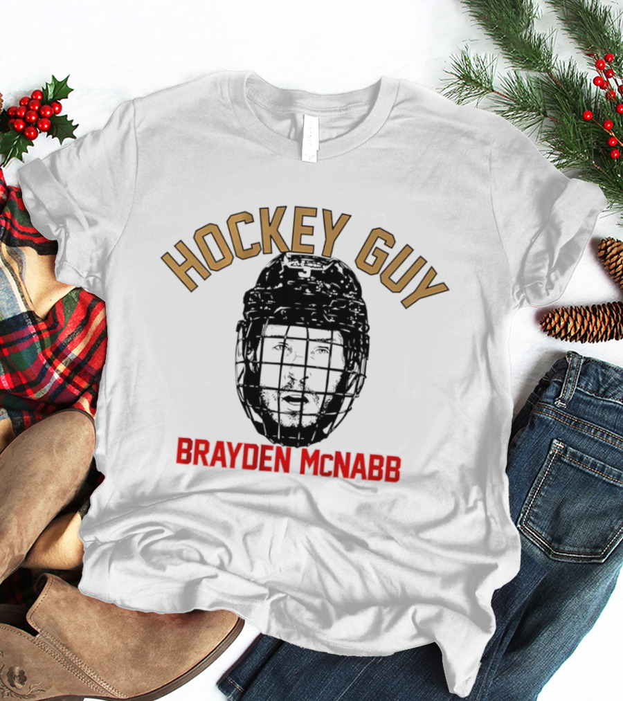 Brayden McNabb Vegas Golden Knights Hockey Guy Helmet T-Shirt