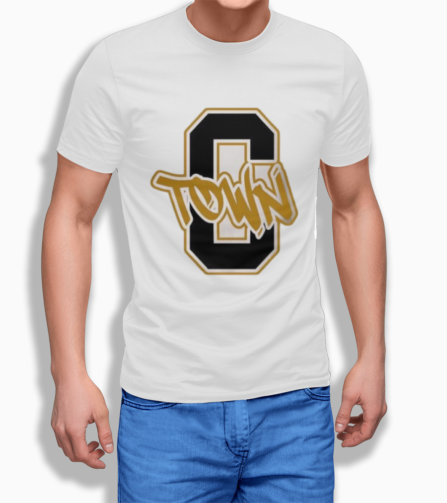 O Town Vintage Varsity Style בצ פjfgh T-Shirt