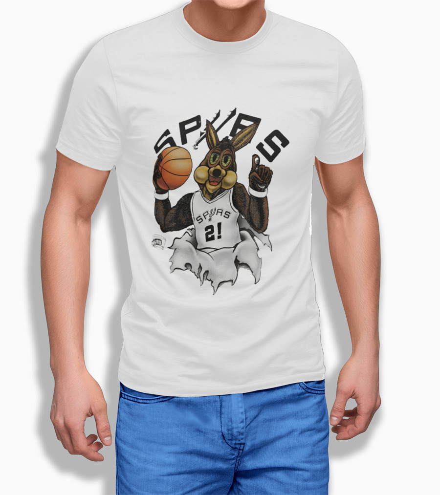 Coyote 21 Tim Duncan San Antonio Spurs Basketball Silver Breakthrough 2026 T-Shirt