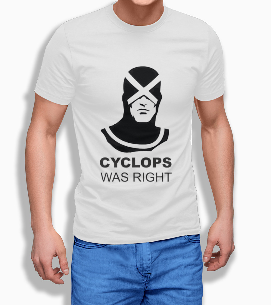 Cyclops Was Right X Men Marvel Comics T-Shirt