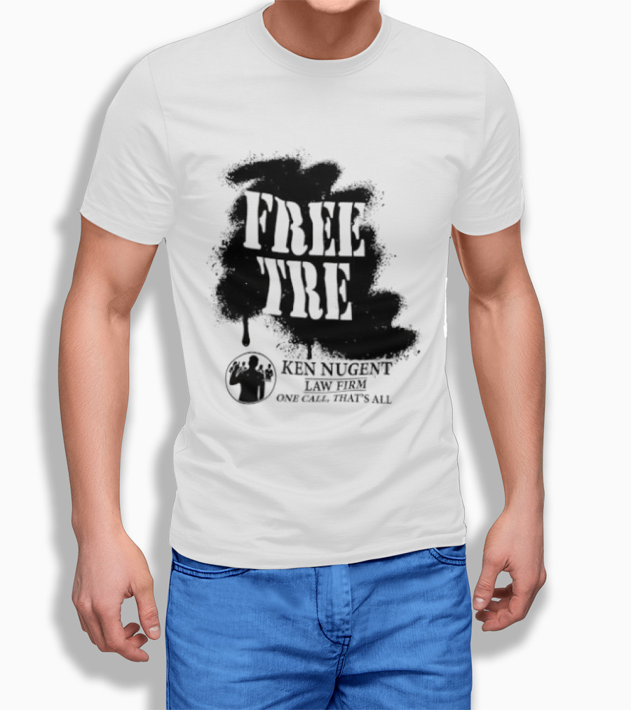 Free Tre Ken Nugent One Call That's All T-Shirt