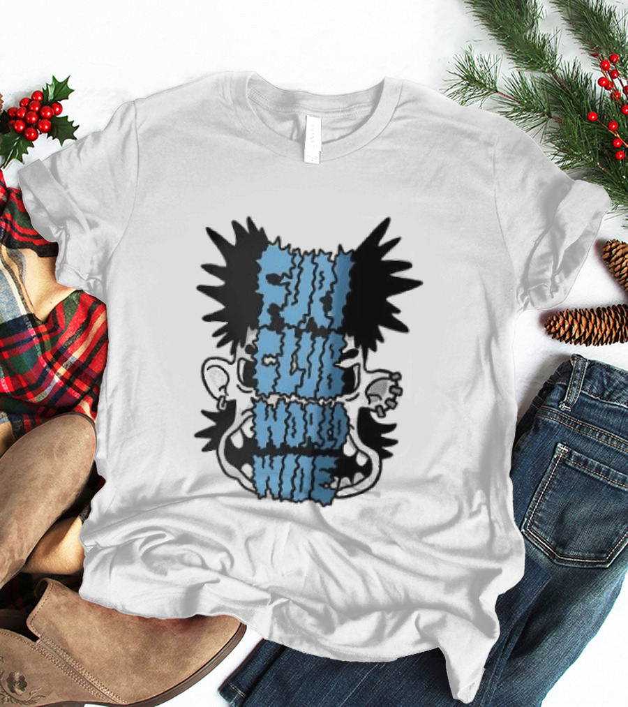 Furi Club Worldwide Skull Face T-Shirt