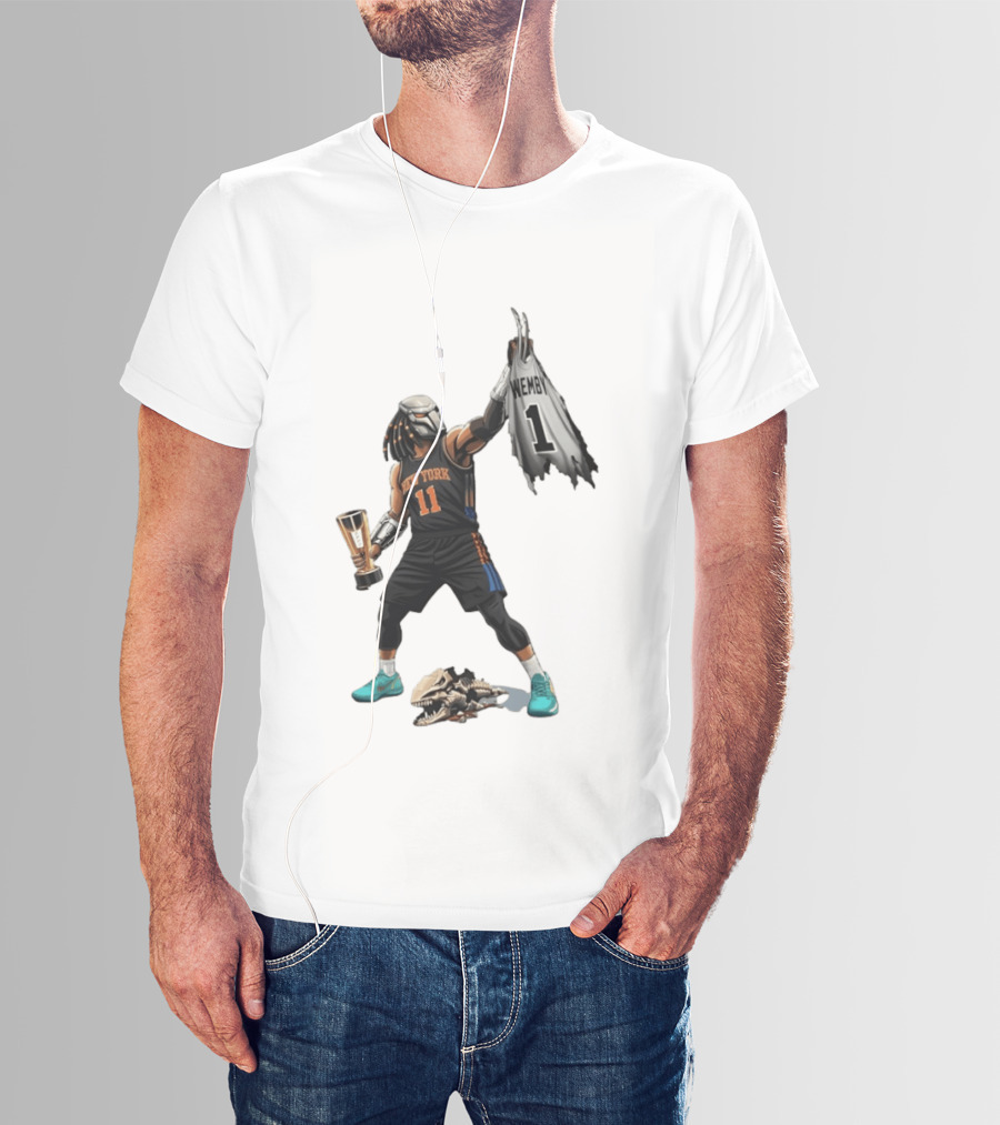 Jalen Brunson Warrior New York Knicks NBA Trophy Wemby 2026 T-Shirt