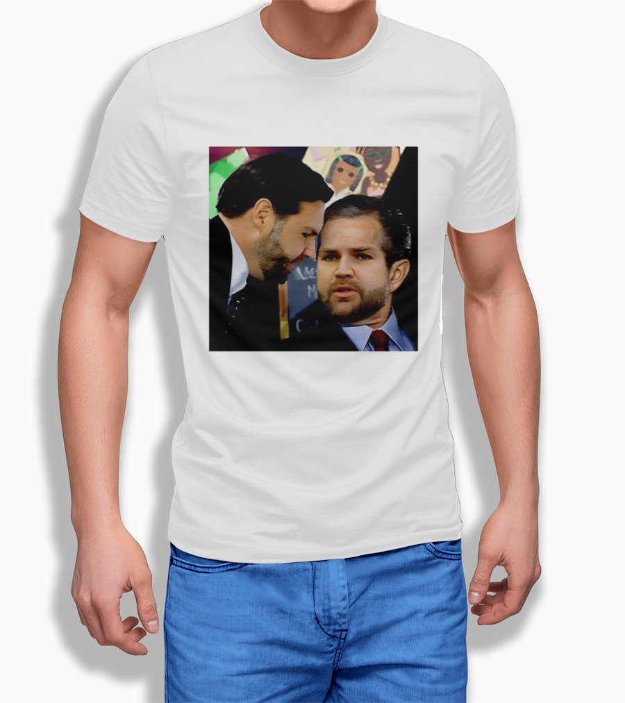JD Vance And Jerry Falwell Jr Whispering In The American T-Shirt