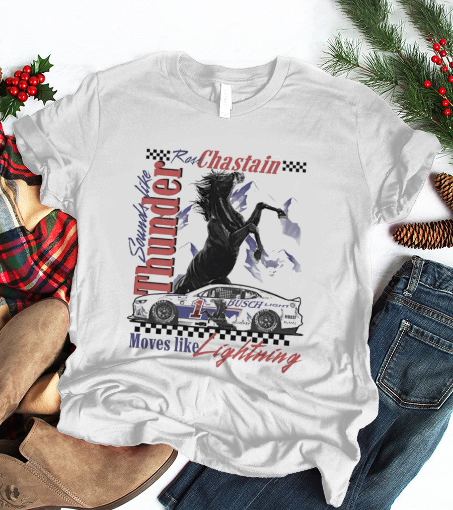 Ross Chastain Thunder Lightning Trackhouse Racing NASCAR T-Shirt