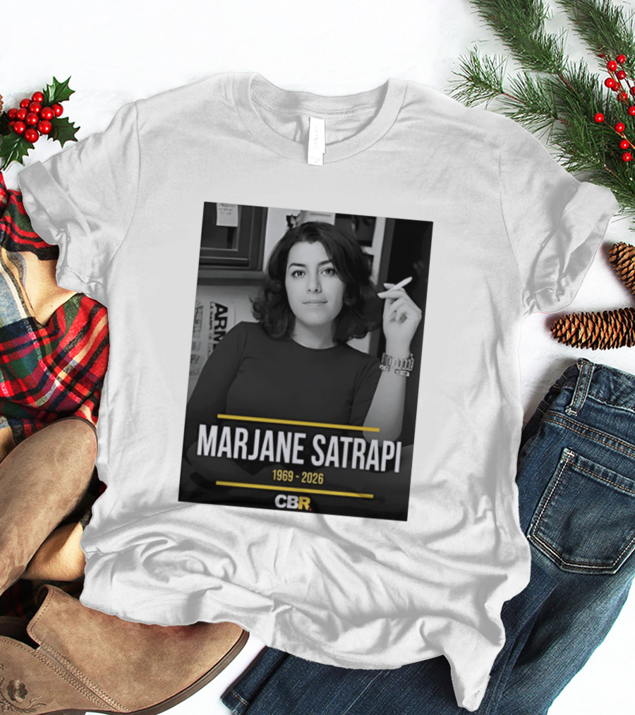 Marjane Satrapi 1969 2026 CBR Memorial T-Shirt