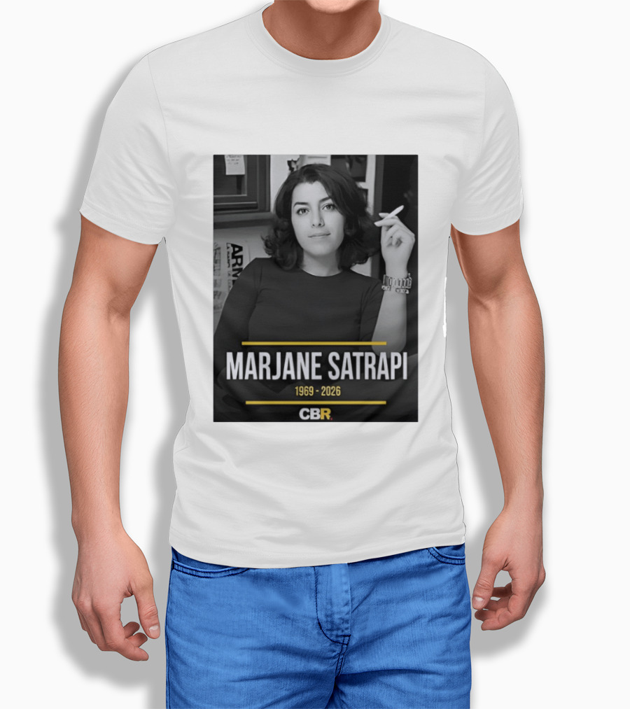 Marjane Satrapi 1969 2026 CBR Memorial T-Shirt