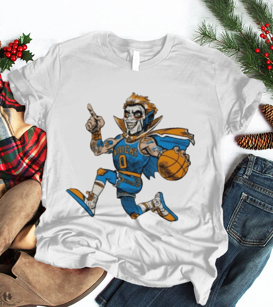 New York Knicks Danhausen Basketball Player T-Shirt