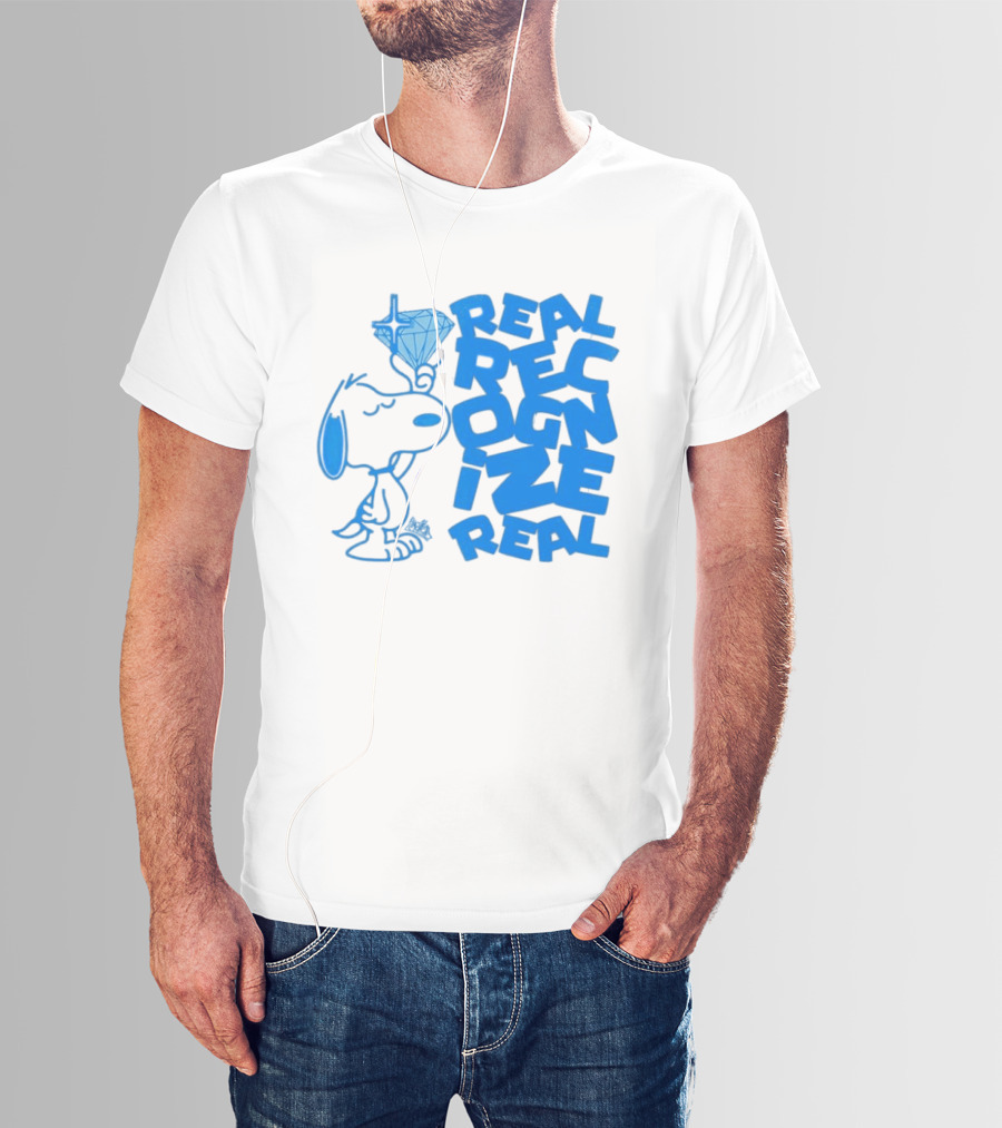 Snoopy Peanuts Real Recognize Real Diamond T-Shirt