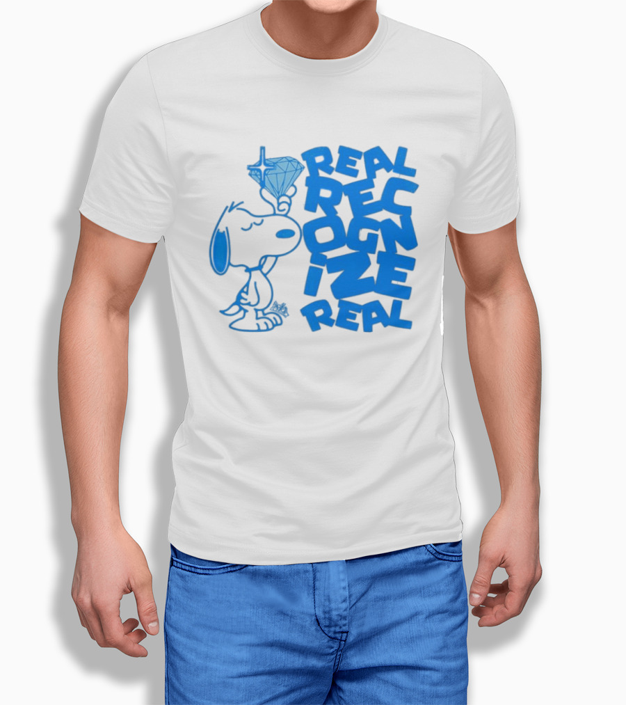 Snoopy Peanuts Real Recognize Real Diamond T-Shirt