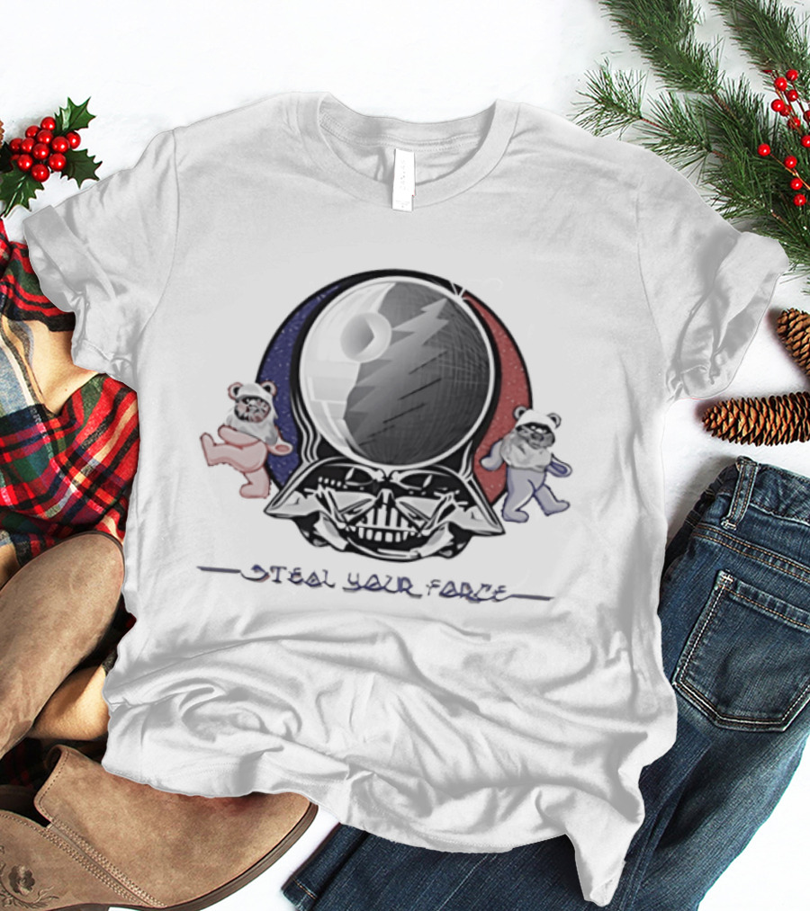 Steal Your Face Grateful Dead Dancing Bears Darth Vader T-Shirt