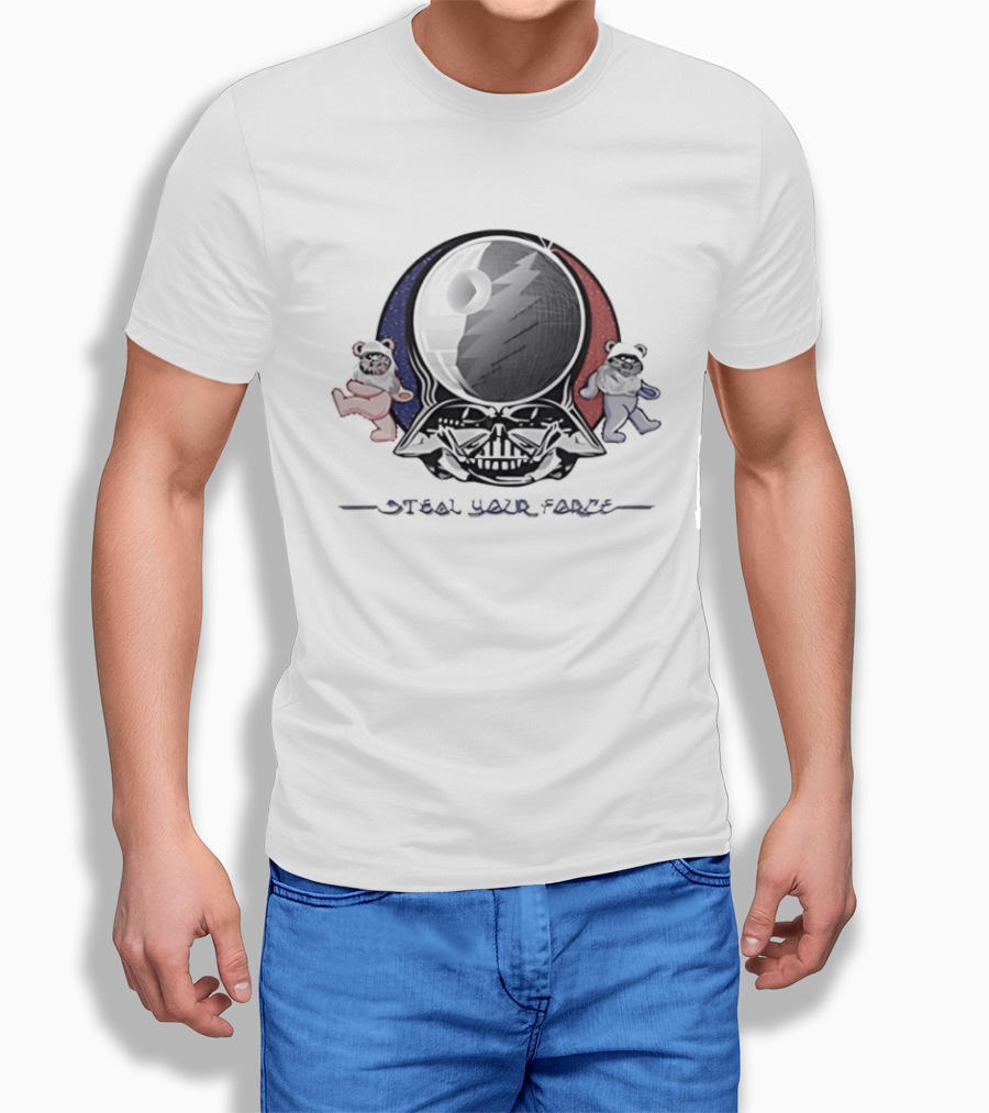 Steal Your Face Grateful Dead Dancing Bears Darth Vader T-Shirt