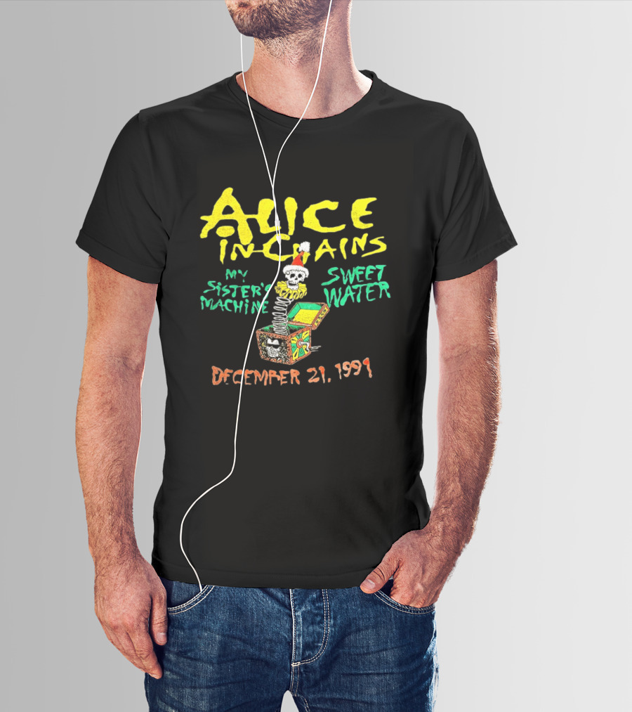 Alice In Chains My Sister's Machine Sweetwater December 21 1991 T-Shirt