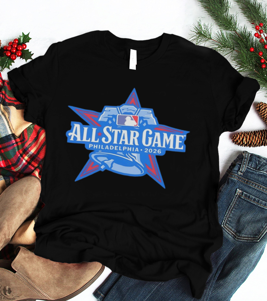 All Star Game Philadelphia 2026 MLB Liberty Bell Baseball T-Shirt