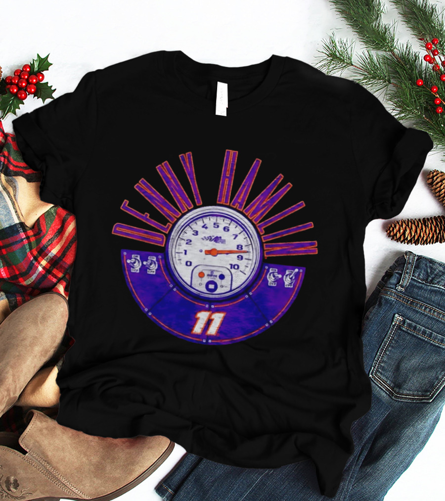 Denny Hamlin 11 Tachometer Joe Gibbs Racing Nascar Cup Series T-Shirt
