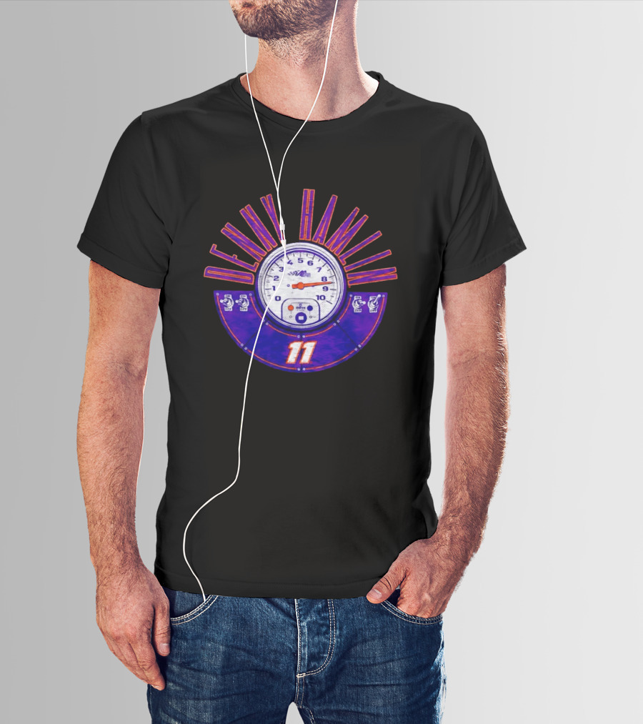 Denny Hamlin 11 Tachometer Joe Gibbs Racing Nascar Cup Series T-Shirt