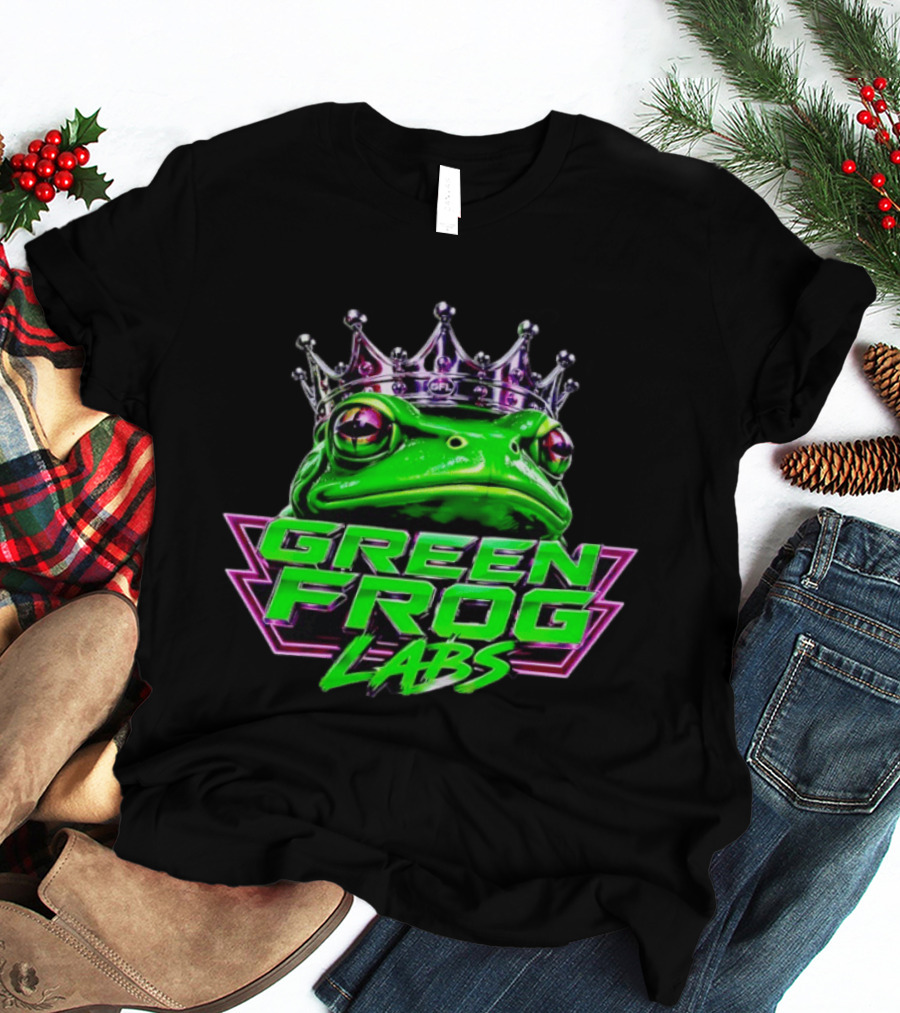 Green Frog Labs Crown Frog Royalty T-Shirt