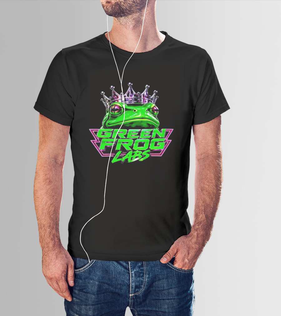 Green Frog Labs Crown Frog Royalty T-Shirt