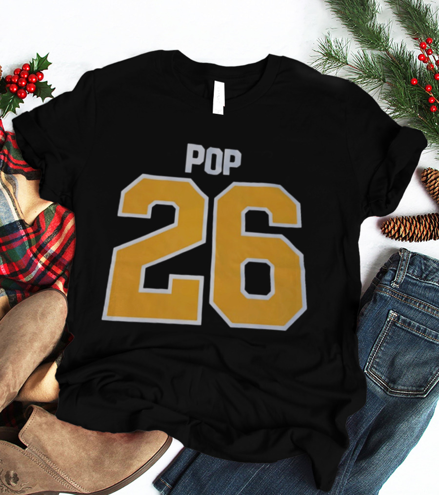 Gregg Popovich San Antonio Spurs NBA Pop 26 T-Shirt