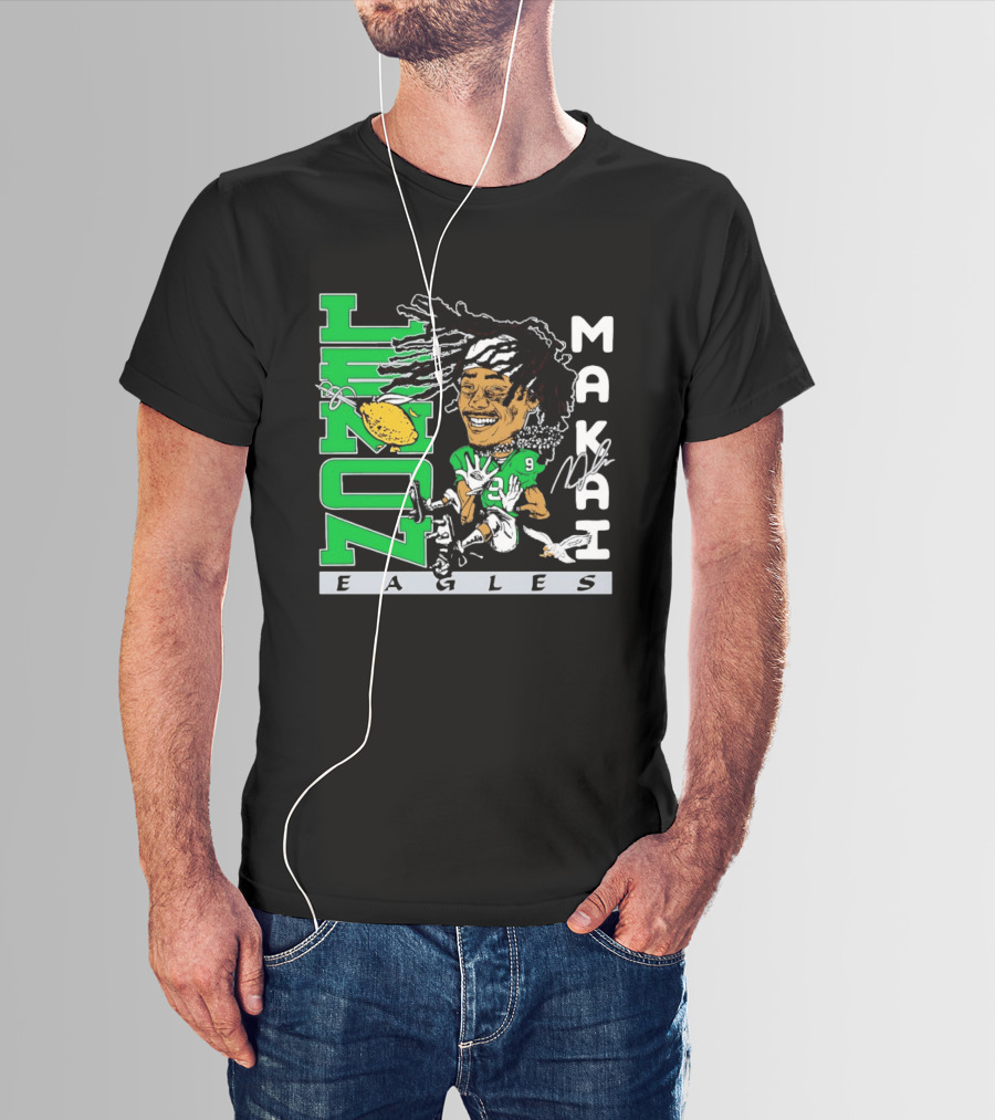Lemon Zone Makai Eagles Jalen Hurts Philadelphia T-Shirt