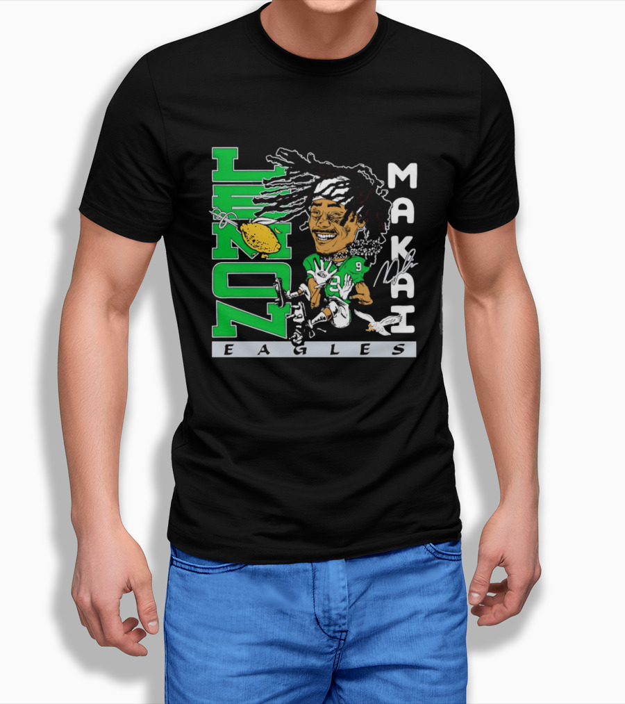 Lemon Zone Makai Eagles Jalen Hurts Philadelphia T-Shirt