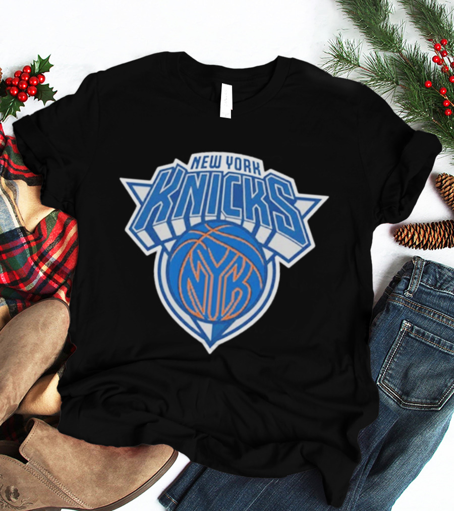 New York Knicks 2026 Blue Basketball Team T-Shirt