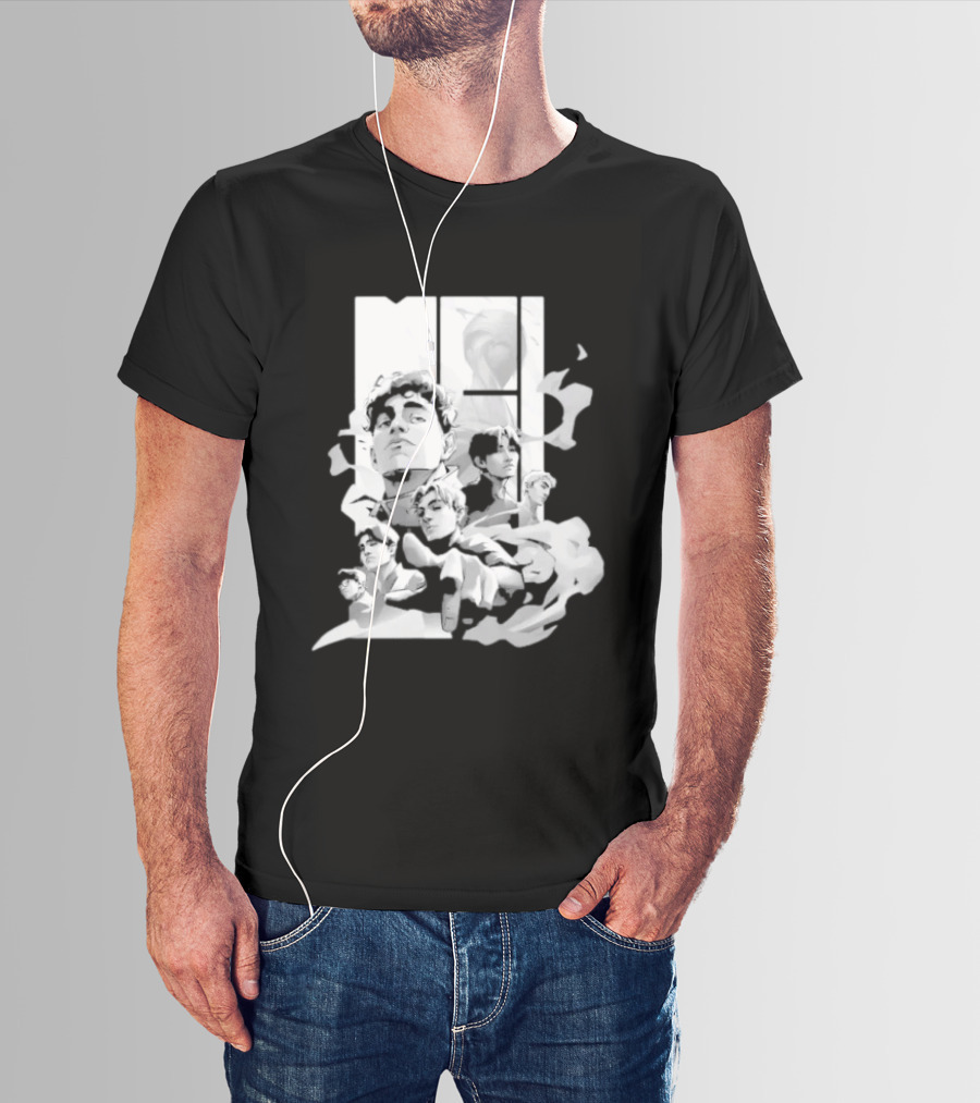 MSI Piece Of History Faces And Figures T-Shirt