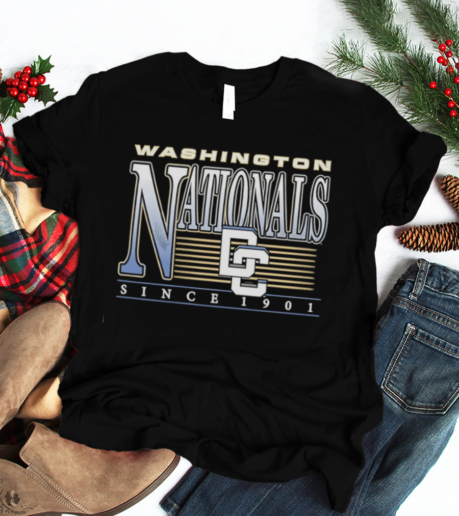 Washington Nationals DC MLB Baseball Sport League Team Since 1901 T-Shirt