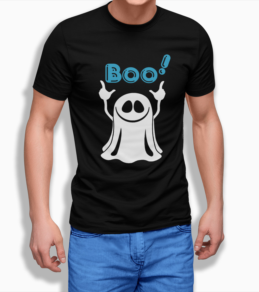 Boo Ghost Spooky Halloween Fun T-Shirt