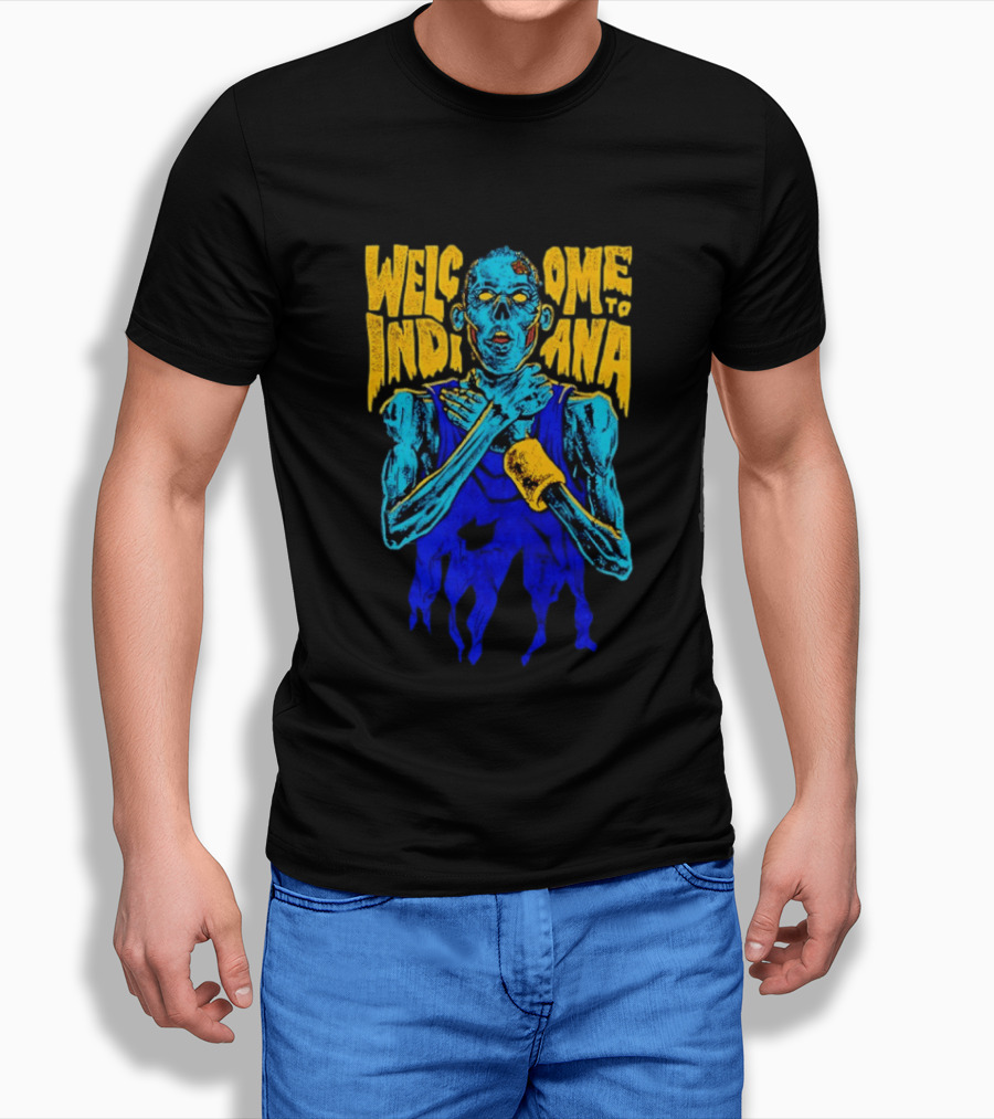 Welcome To Indiana Knick Killer Zombie T-Shirt