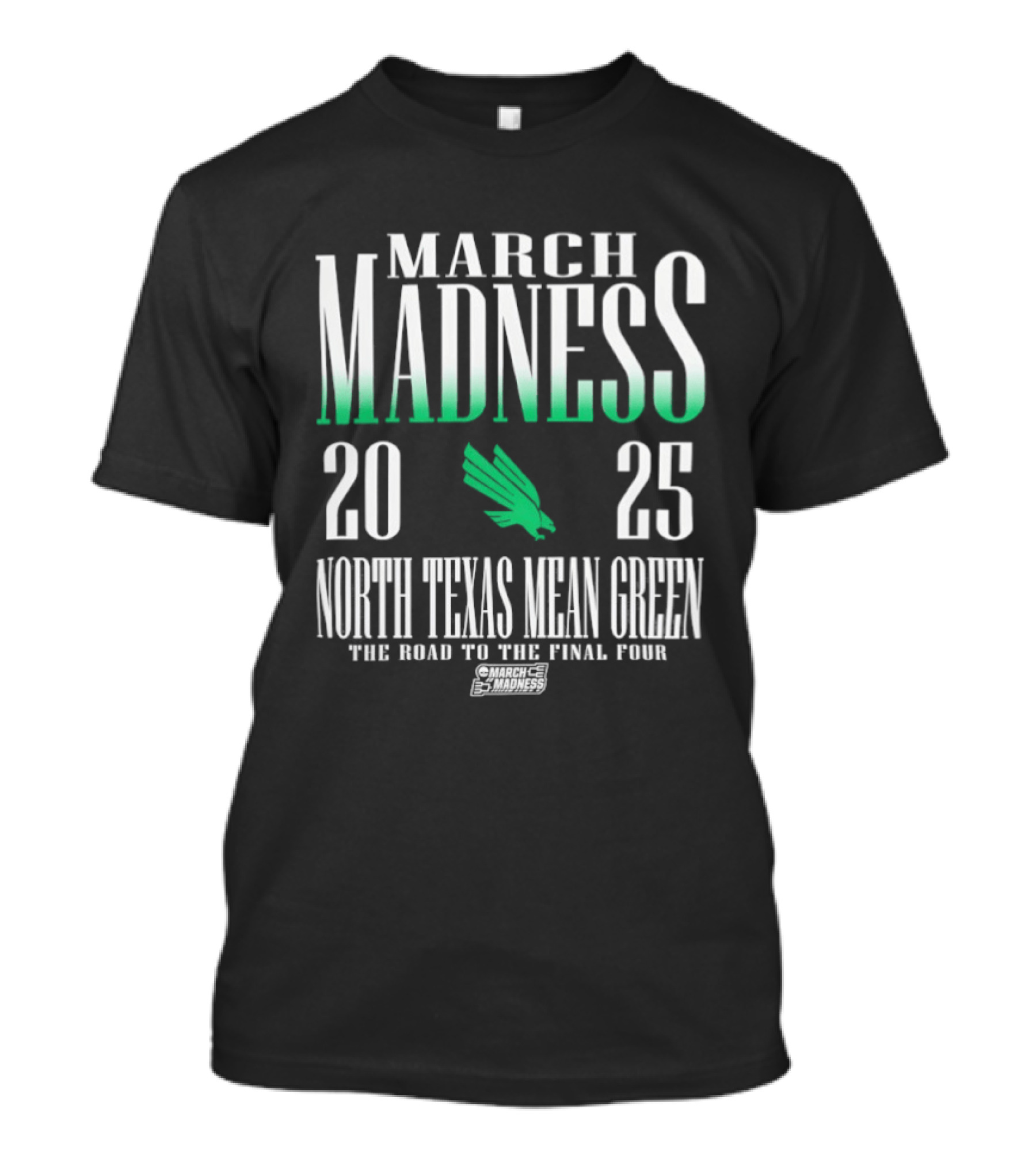 March Madness 2025 North Texas Mean Green The Road To The Final Four T-Shirt