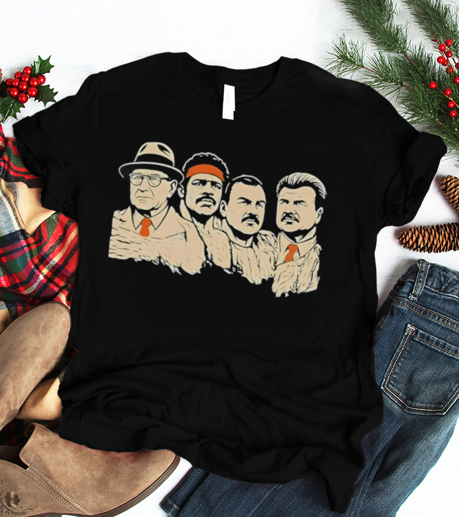 Rushmore Bears Mike Ditka Coach Iconic Football History T-Shirt