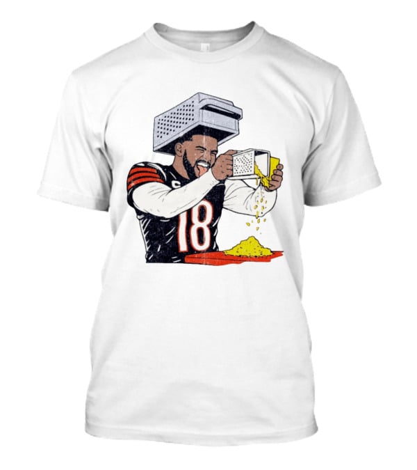 Caleb Williams Cheese Grater Chicago Bears Football Comedy T-Shirt
