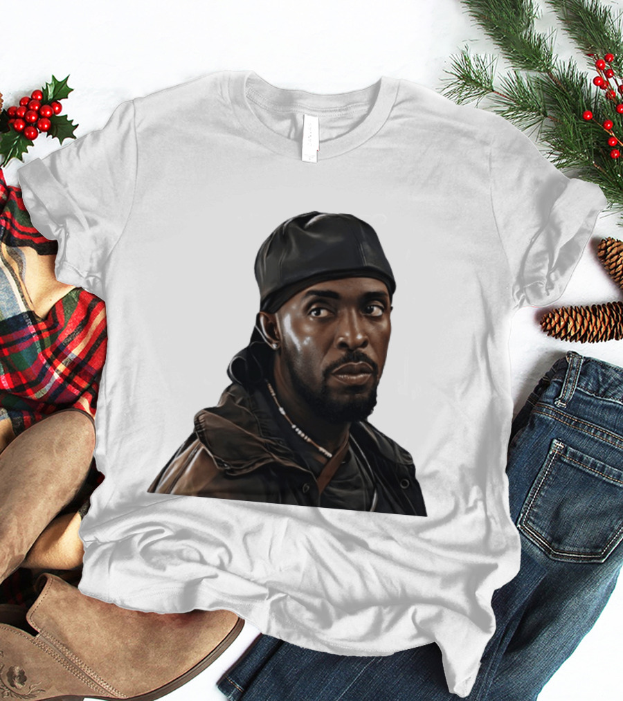 Tray Chaney The Wire Omar Leather Hat Beaded Necklace T-Shirt