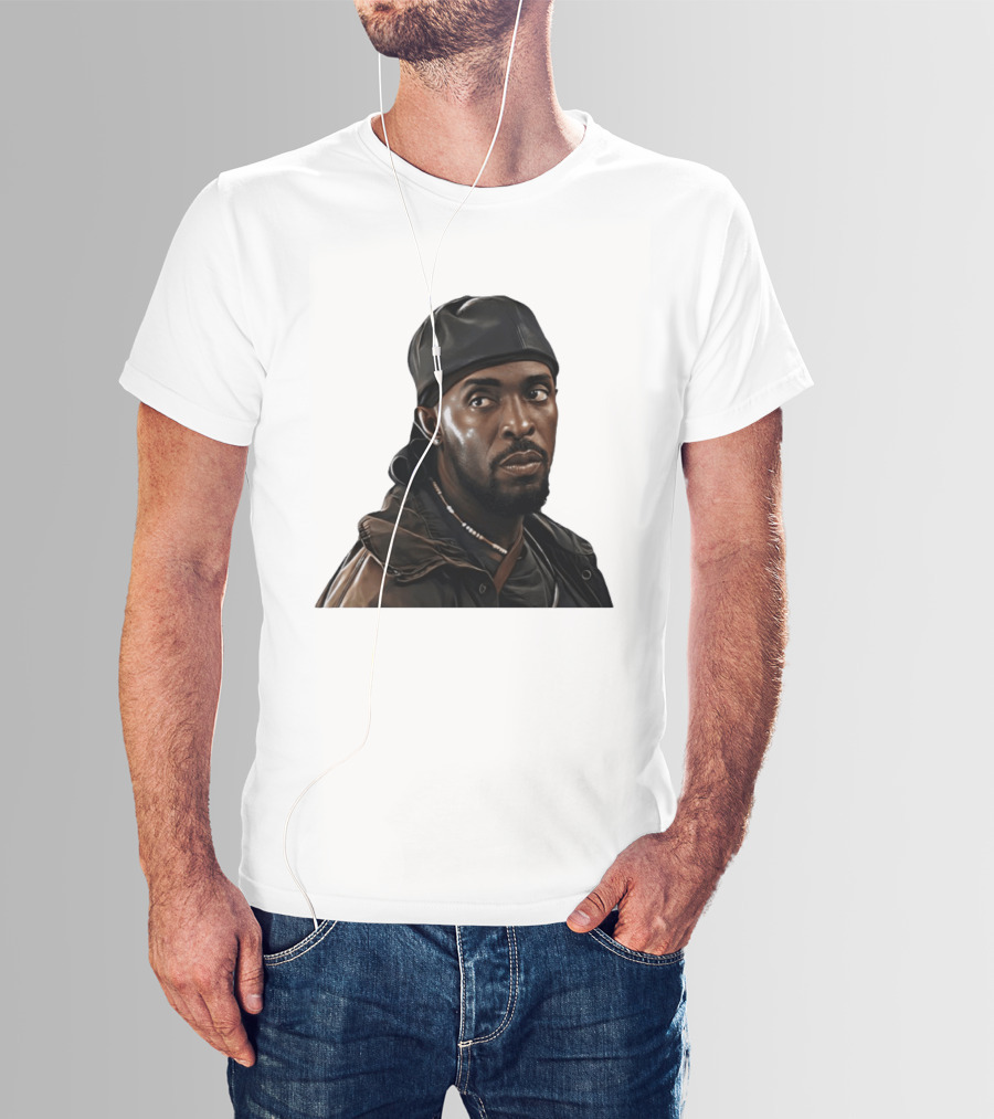 Tray Chaney The Wire Omar Leather Hat Beaded Necklace T-Shirt