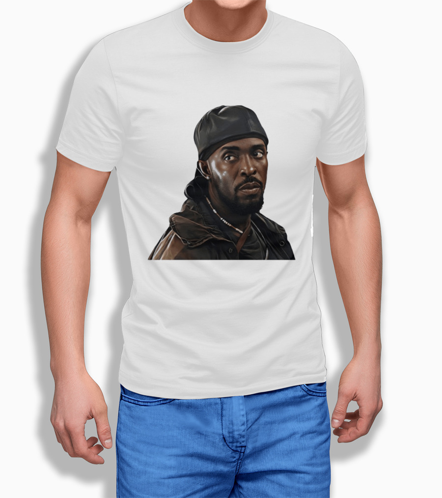 Tray Chaney The Wire Omar Leather Hat Beaded Necklace T-Shirt