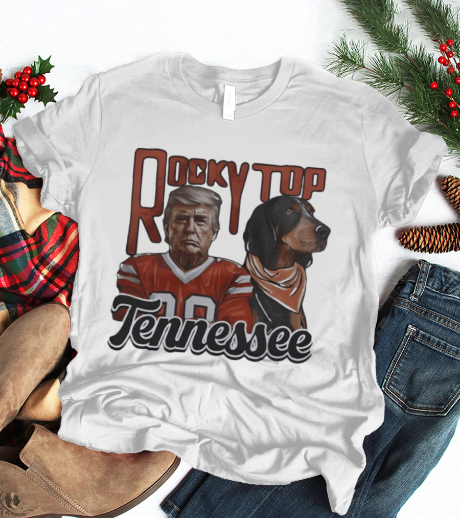 Tennessee Volunteers Rocky Top Donald Trump Smokey Dog T-Shirt