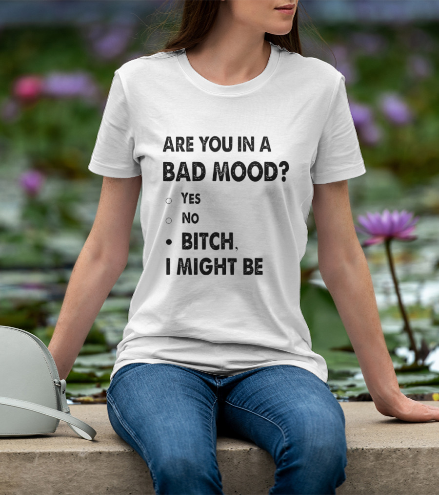 Are You In A Bad Mood Yes No Bitch I Might Be T-Shirt