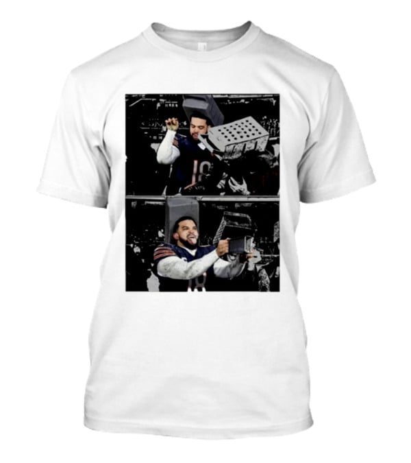 Caleb Cheese Grater Chicago Bear Football Fan Meme T-Shirt