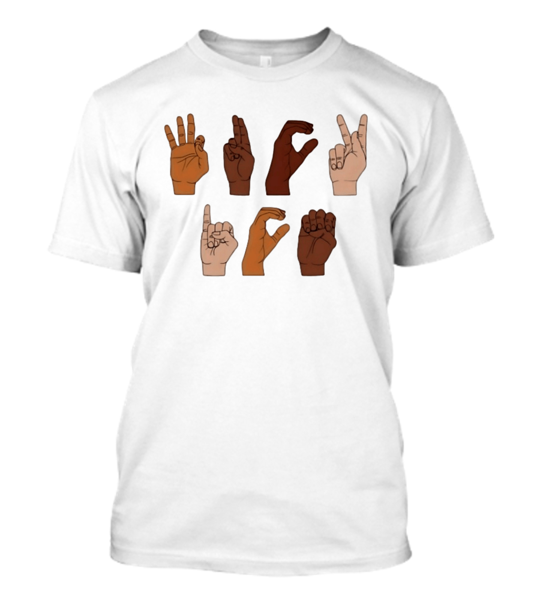 Fuck ICE ASL Hand Sign Language T-Shirt