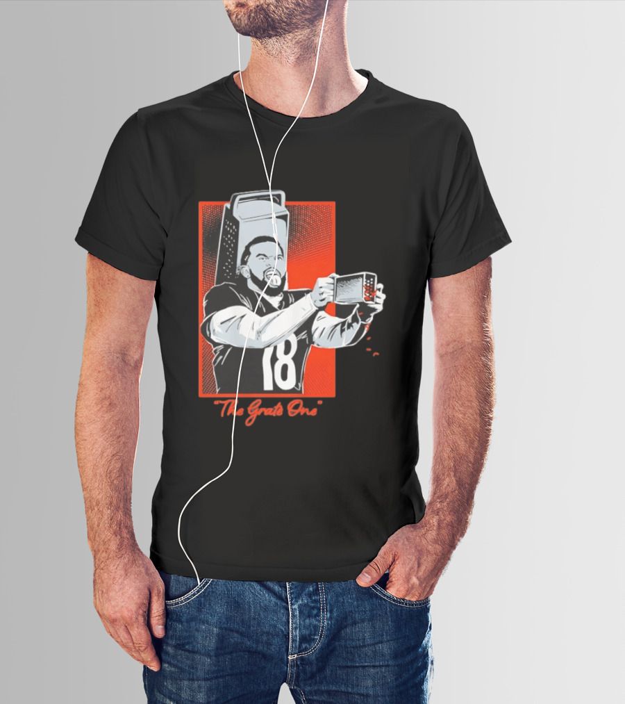 Caleb Williams The Grate One Sports Tribute With Cheese Grater T-Shirt