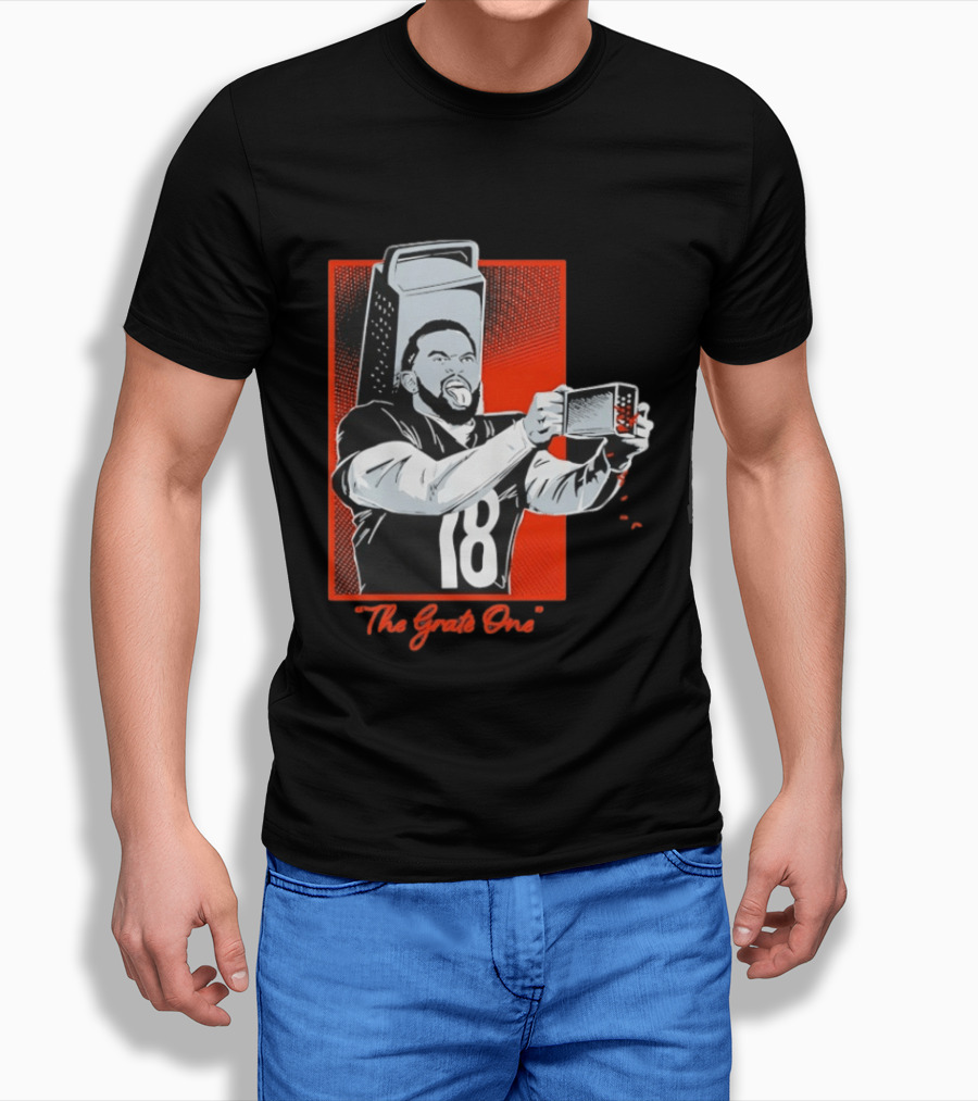Caleb Williams The Grate One Sports Tribute With Cheese Grater T-Shirt