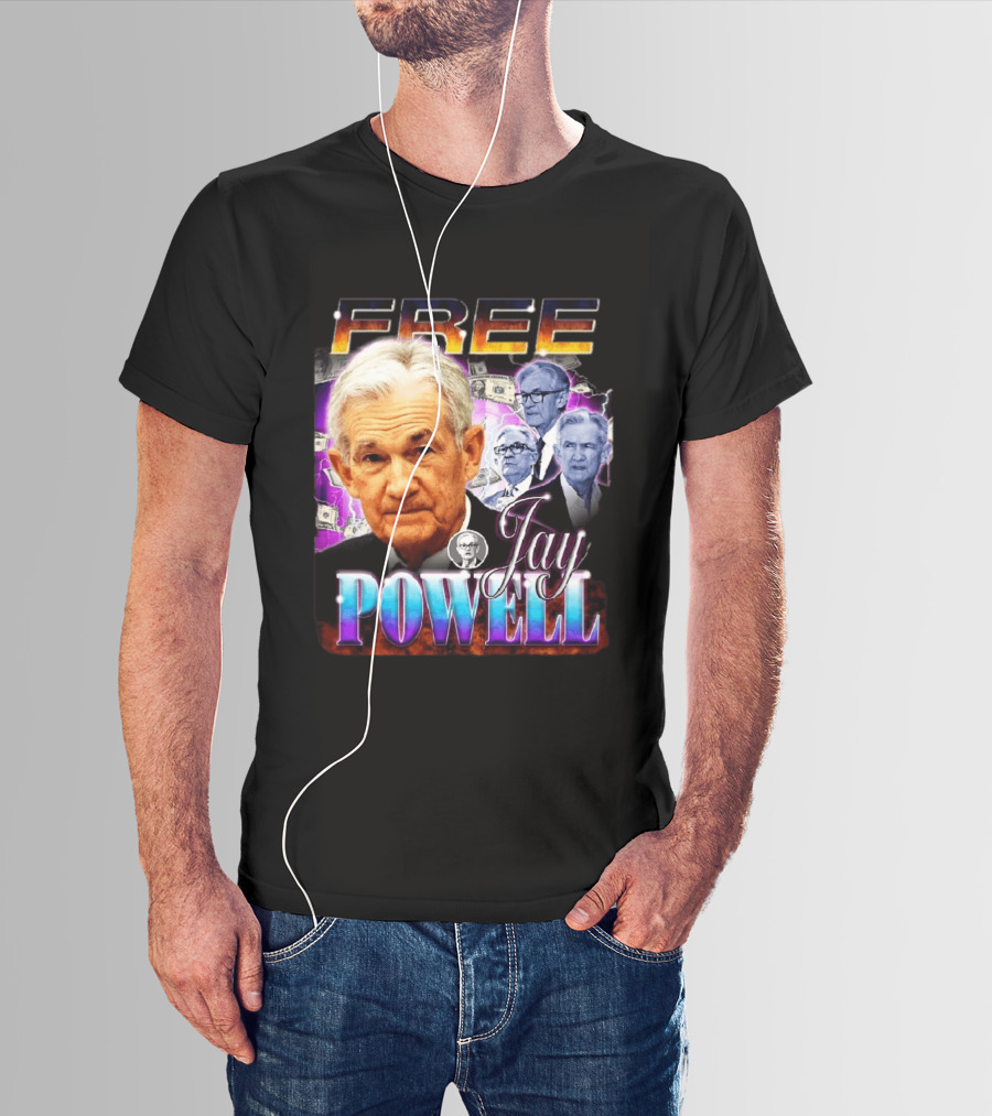 Free Jay Powell Jerome Powell Money T-Shirt