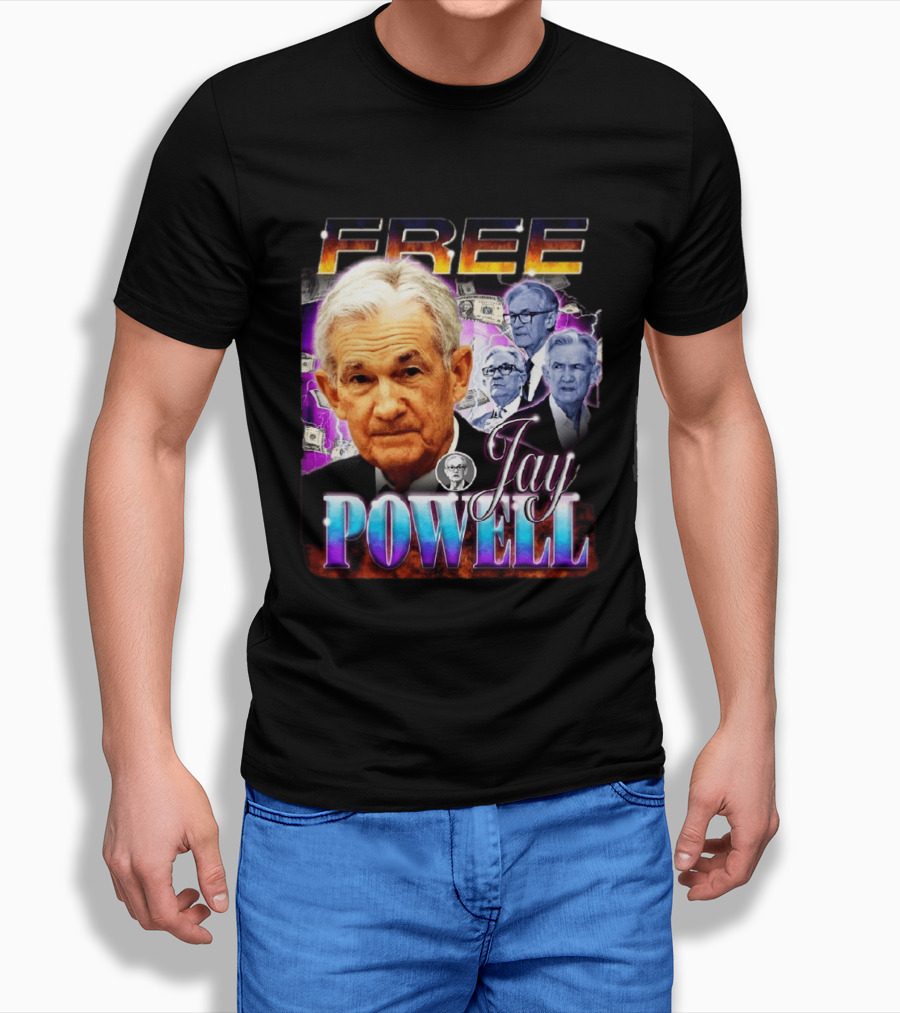 Free Jay Powell Jerome Powell Money T-Shirt