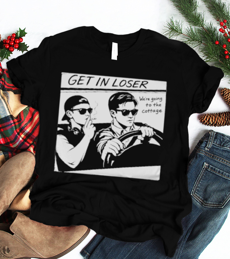 Get In Loser We're Going To The Cottage Heated Rivalry Comic T-Shirt