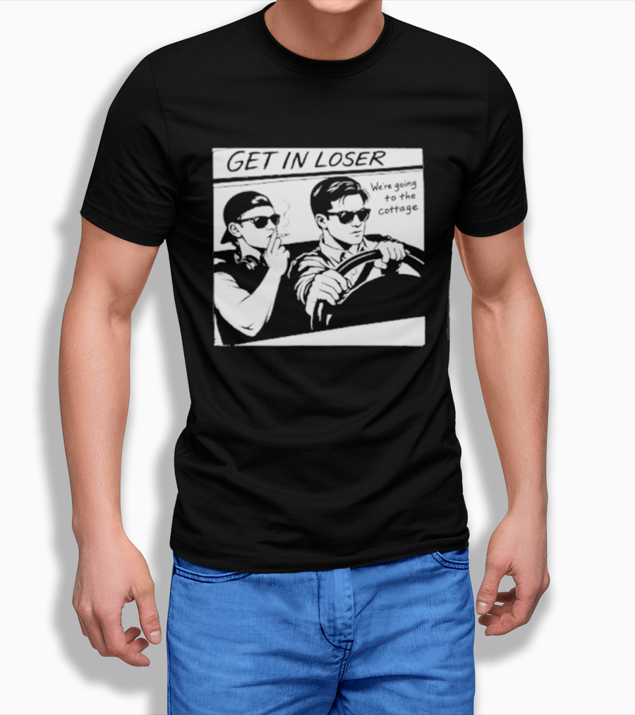 Get In Loser We're Going To The Cottage Heated Rivalry Comic T-Shirt